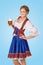 Young Oktoberfest woman