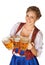 Young Oktoberfest woman