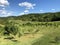 Young orchards and agricultural fields in the Pozega Basin