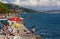 Young People Crowd Barcola Seafront in Trieste