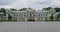 Young people are photographed in the square in front of the Mariinsky Palace