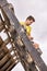 Young person going through an obstacle course in a Spartan race