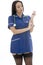 Young Pin Up Model Wearing A Nurses Uniform In Pin Up Glamo