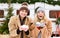 Young Romantic Couple Playing With Snow, Having Fun Outdoors At Winter Day