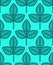 Young sapling seamless pattern. Sprout plant background