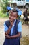 Young schoolgirl in rural Haiti.