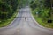 young sportsman action the cyclist road bicycle