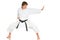 Young talented professional karate guy