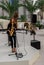 Young talented woman playing the Saxophone | Saxophonist playing jazz music outdoors | street performance | happy vibes