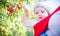 Young toddler smiling outdoors