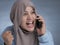 Young Woman Angry by Phone Call, Screaming on Phone