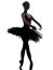 Young woman ballerina ballet dancer dancing