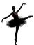 Young woman ballerina ballet dancer dancing