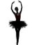 Young woman ballerina ballet dancer dancing