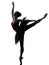 Young woman ballerina ballet dancer dancing