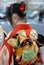 Young woman in kimono