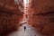 Young woman on the Navajo Loop Trail in Bryce Canyon.