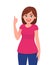 Young woman showing thumps up sign or gesture. Deal, approve, agree, agreement, okay, positive, human emotion concept.