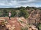 Young woman sight seeing at Royal Gorge