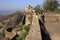 Young woman standing at Taragarh Fort, Bundi, India