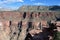 Young woman at Toroweap Overlook in the Grand Canyon.