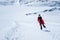 Young Woman Tourists see beautiful view of snow mountain Matterhorn peak, Zermatt, Switzerland