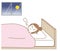 Young woman who can`t sleep