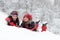 Young women outdoor in winter