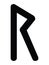 Younger Futhark Rune Letter of Raido