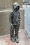 Youngsters - child sized bronze statue of young urchin boy wearing a hoodie in George Street, Sydney, Australia