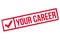 Your Career rubber stamp