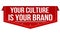 Your culture is your brand banner design