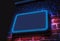 Your design on a neon sign, neon sign template for printing your logo (name)