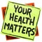 Your health matters reminder note