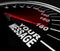 Your Message Speedometer Racing Win Words