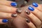 Youth design of nail manicure