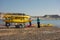 A youth group kayaking at lake powell