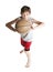 Youth Passing Basketball