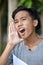 Youthful Filipino Boy Singing