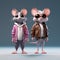 Youthful Protagonists: Cartoon Mice With Zbrush Style And Inventive Character Designs