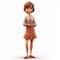 Youthful Protagonists: Character Animation Girl In Lilia Alvarado Style