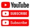 Youtube subscribe icons