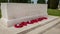 Ypres, Belgium - May 23, 2019: Landscape view of graves and memorials at the Yypres Tyne Cot War Cemetary, Ypres, Belgium