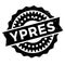 Ypres stamp rubber grunge