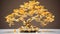 Yuan Bao Tree Delicate Gold Tree Lucky Wallpaper