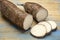 Yuca cassava root