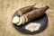 Yuca cassava root and flour