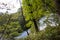 Yudaki Falls,Nikko,Tochigi,Japan.View from the pathway between the observation deck and the top of the waterfalls