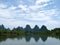 Yulong river Karst mountain landscape