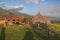 Yun Lai view point of Pai town above the Chinese Village at Pai district, Mae Hong Son